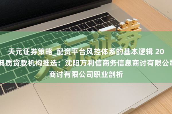 天元证券策略_配资平台风控体系的基本逻辑 2026年沈阳典质贷款机构推选：沈阳万利信商务信息商讨有限公司职业剖析
